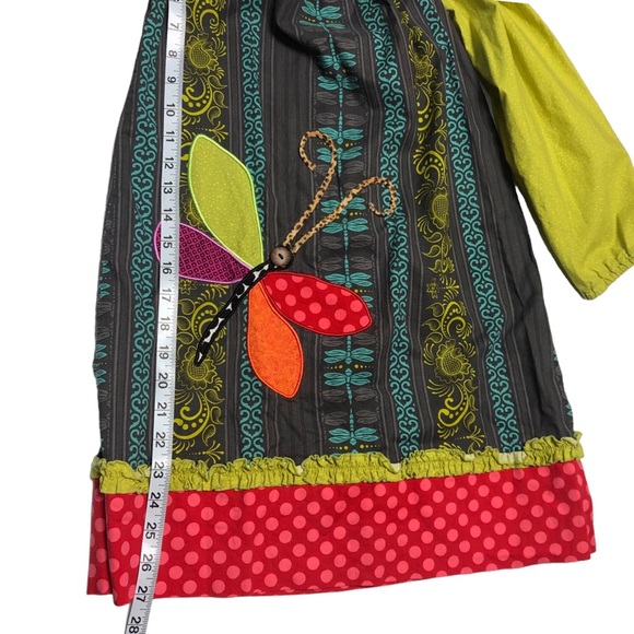 La Jenns Dragon fly dress girl’s size 7 - Picture 10 of 11